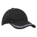 Picture of Brushed Heavy Sports Twill Cap with Double Stripe on Peak