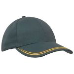 Picture of Brushed Heavy Sports Twill Cap with Double Stripe on Peak