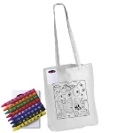 Picture of Colouring In Calico Bag Long Handles