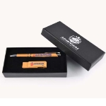 Picture of Bamboo Pen & USB Gift Set