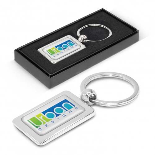 Picture of Rectangular Metal Keyring