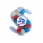 Picture of BFDA001 - Acrylic Dollar filled with Jelly Beans 40g