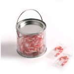 Picture of BFCFB009 - PVC Bucket filled with 27 Candy Canes
