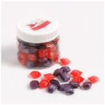 Picture of BFCFJ003 - Corporate Coloured Humbugs in Plastic Jar 50g