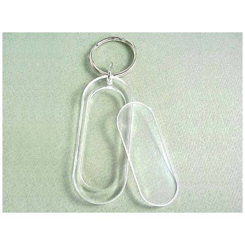 Picture of BFAK002 Oblong Acrylc Keyring