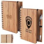 Picture of Bamboo Cover Notebook with Pen