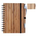 Picture of Bamboo Cover Notebook with Pen