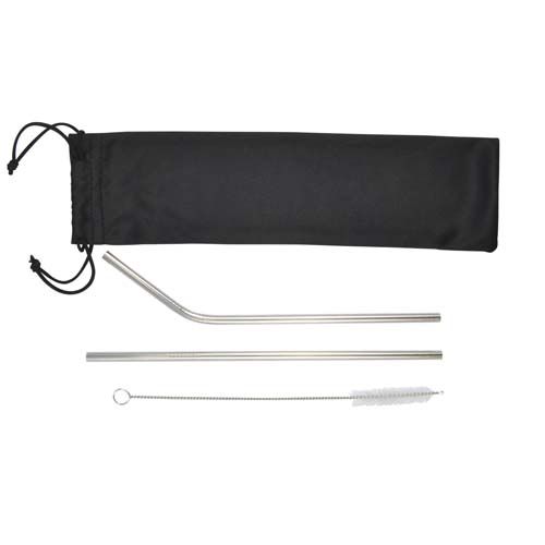 Picture of Stainless Steel Straws in Pouch