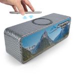 Picture of Carbon Fibre Look Bluetooth Speaker & Inductive Charger