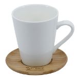 Picture of Ceramic Cup & Bamboo Saucer