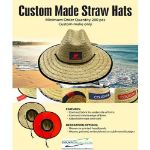 Picture of Wide Brim Straw Hat - Custom Made
