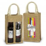 Picture of Jute Double Wine Carrier