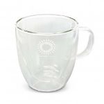 Picture of Double Wall Glass Cup with Handle 310ml