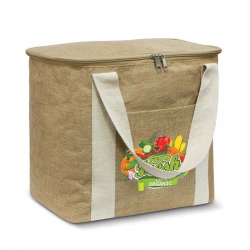 Picture of Large Jute Cooler Bag 19L