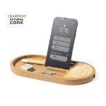 Picture of Bamboo Wireless Charger & Desk Organiser