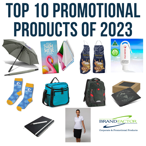 Picture of Top 10 Promotional Products of 2023