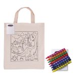 Picture of Colouring In Calico Bag Short Handles