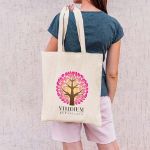 Picture of Calico Shopping Bag Foldable with pouch