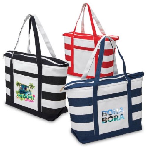 Picture of Premium Boat Beach Canvas Tote Bag 