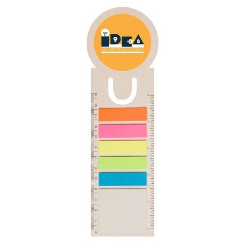 Picture of Circle Eco Milk Carton Bookmark / Noteflag Ruler