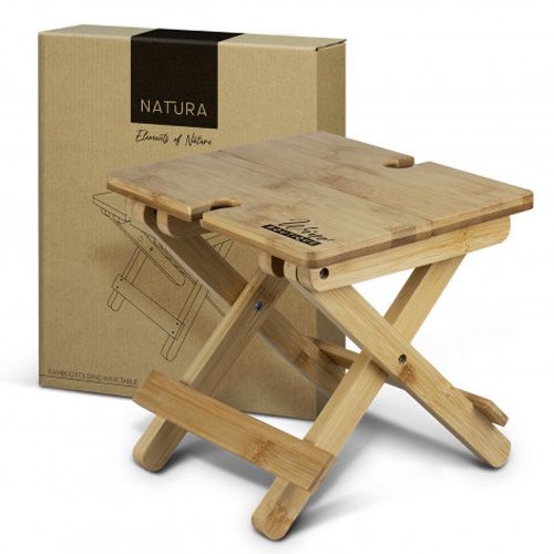 Picture of NATURA Bamboo Folding Wine Table