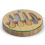 Picture of NATURA Glass & Bamboo Cheese Board