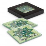 Picture of Venice Glass Coaster Set of 2 Square - Full Colour