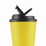 Picture of Aroma Double Wall Coffee Cup / Handle Lid 350ml