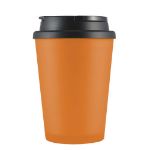 Picture of Aroma Double Wall Coffee Cup / Handle Lid 350ml