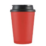 Picture of Aroma Double Wall Coffee Cup / Handle Lid 350ml