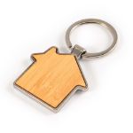 Picture of House Bamboo Zinc Keytag